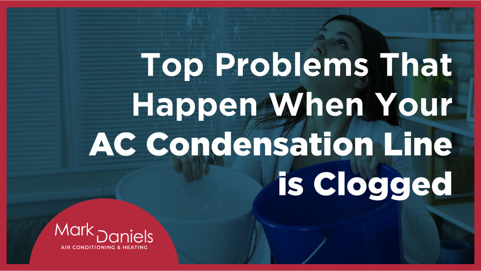 ac condensation line is clogged